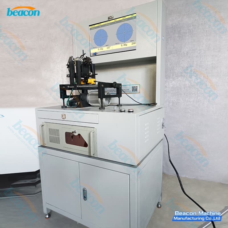 {BEACON MACHINE RYQ-5A GAS Высокоточный станок для динамической балансировки малогабаритных роторов с тумбой | Балансировочный станок}