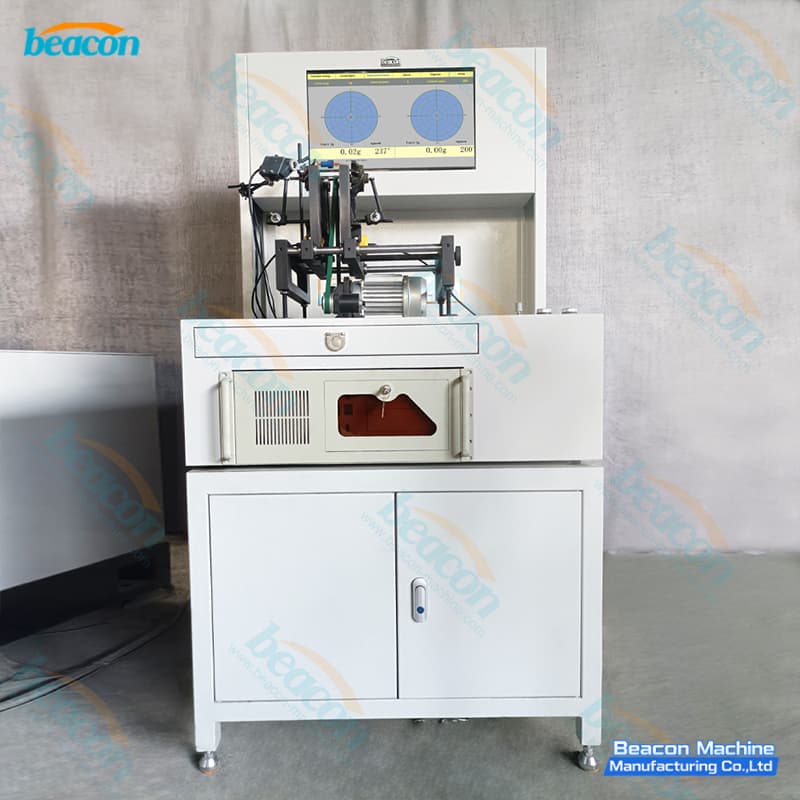 {BEACON MACHINE RYQ-5A GAS Высокоточный станок для динамической балансировки малогабаритных роторов с тумбой | Балансировочный станок}