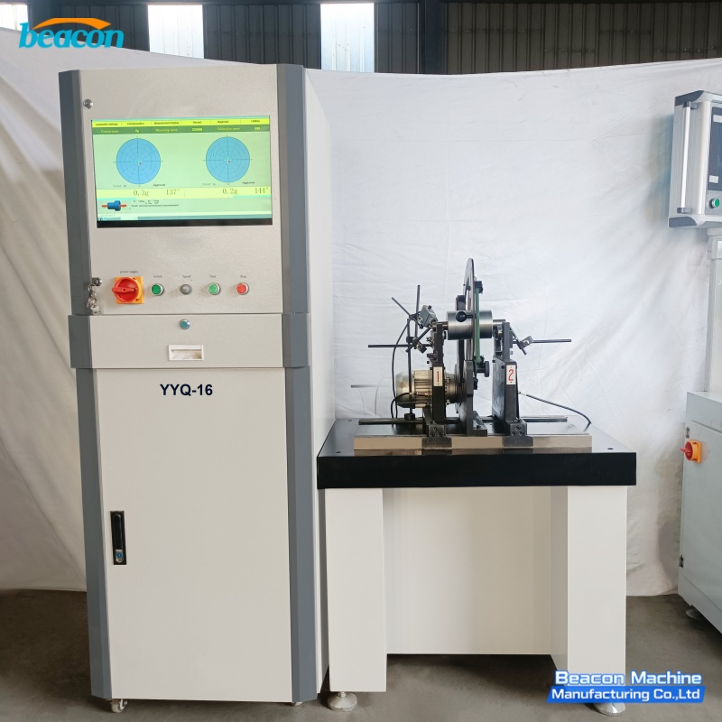 {BEACON MACHINE YYQ-16A Высокоточный балансировочный станок с ременным приводом для роторов и якорей | Станок для динамической балансировки}