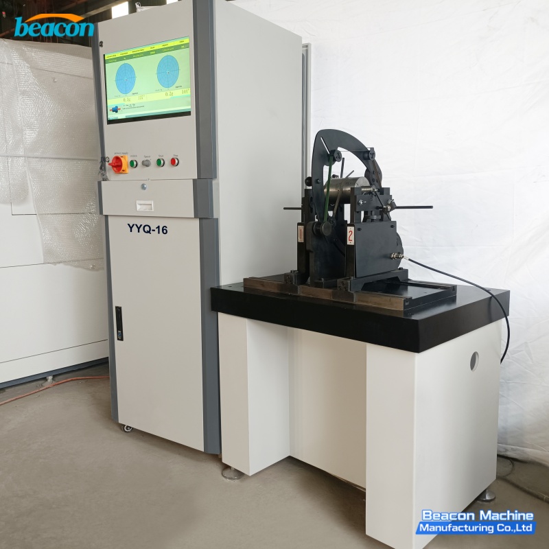{BEACON MACHINE YYQ-16A Высокоточный балансировочный станок с ременным приводом для роторов и якорей | Станок для динамической балансировки}