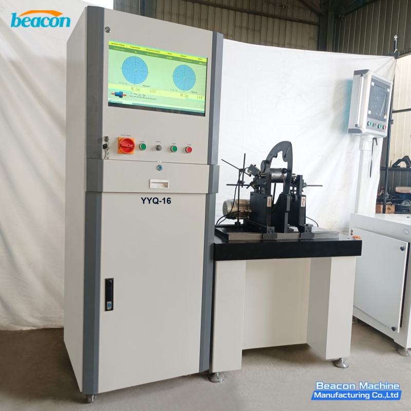 {BEACON MACHINE YYQ-16A Высокоточный балансировочный станок с ременным приводом для роторов и якорей | Станок для динамической балансировки}