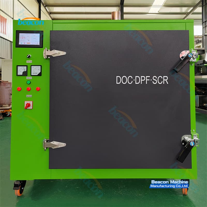 {BEACON MACHINE DPF-RGF Профессиональная установка для высокотемпературного прожига сажевых фильтров | Стенд для регенерации DPF}