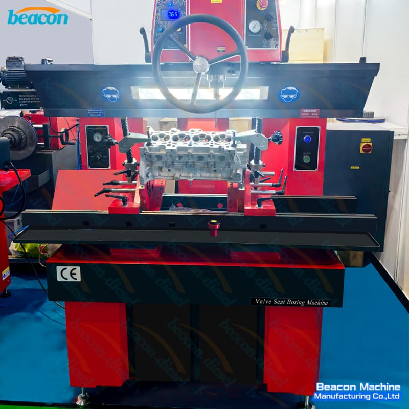 {GS-180A Valve Seat Boring Machine for Gas Engine Repair | Precision Valve Seat Cutter}