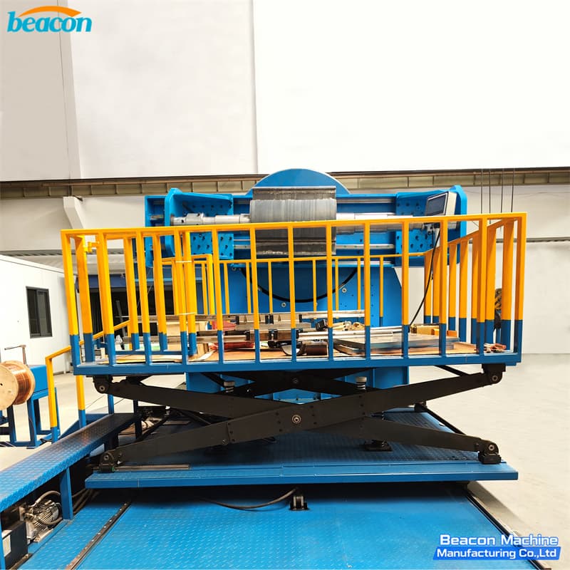 {BEACON MACHINE WD-3500 | Станок для намотки обмоток мощных силовых трансформаторов | Промышленный намоточный станок для тяжелых катушек}