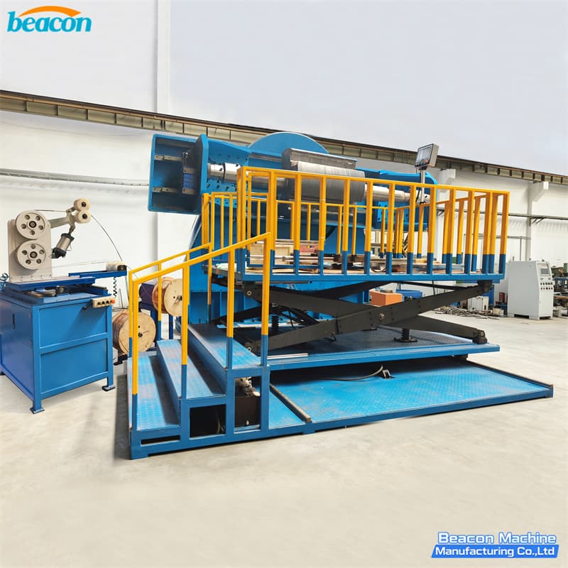 {BEACON MACHINE WD-3500 | Станок для намотки обмоток мощных силовых трансформаторов | Промышленный намоточный станок для тяжелых катушек}