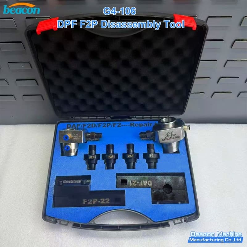 {Профессиональный набор для разборки дозирующих форсунок DPF DAF F2P G4-106 | Инструмент для ремонта форсунок DAF | BEACON MACHINE}