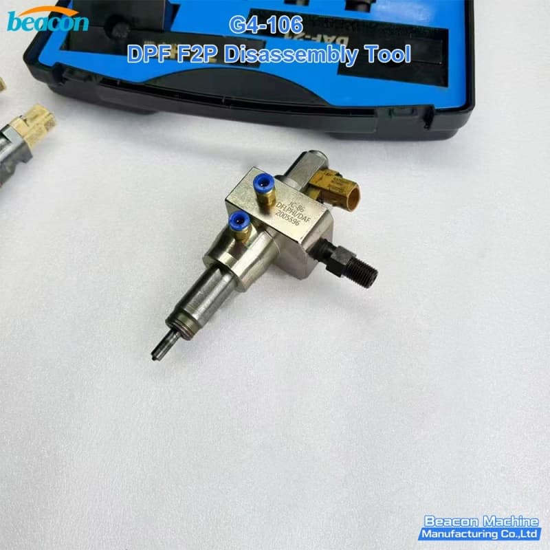 {Профессиональный набор для разборки дозирующих форсунок DPF DAF F2P G4-106 | Инструмент для ремонта форсунок DAF | BEACON MACHINE}