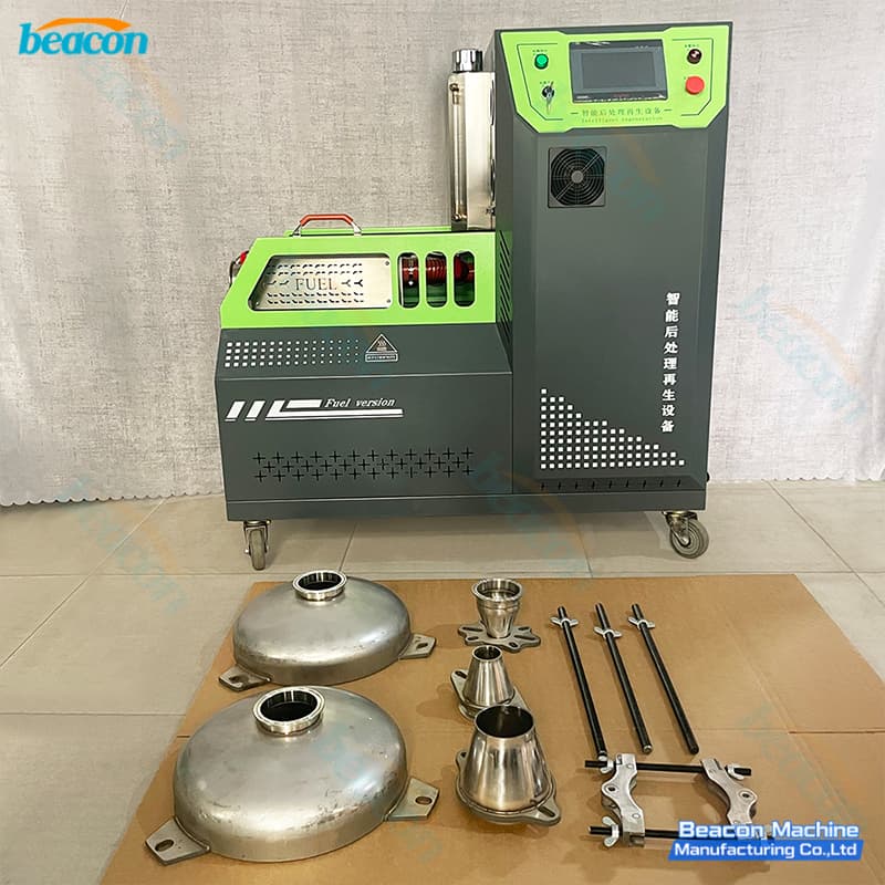 DPF machine with accessories