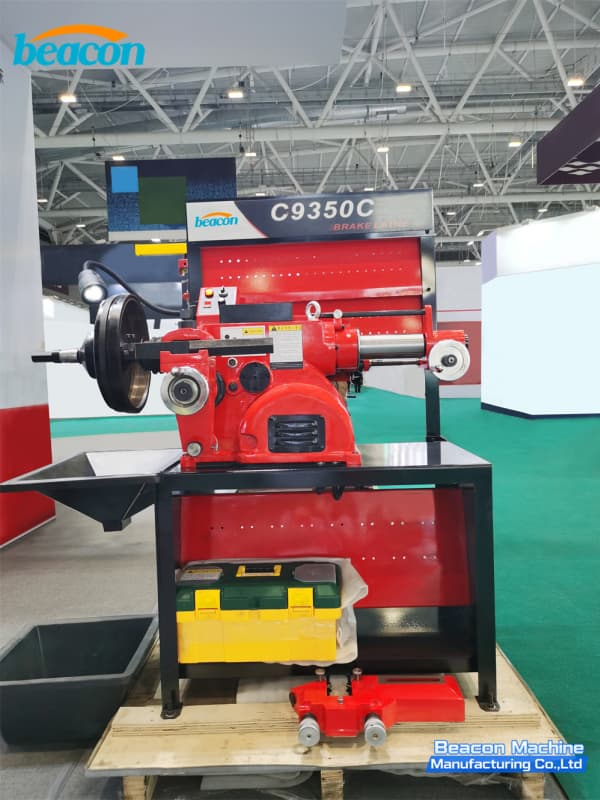 car brake disc skimming machine