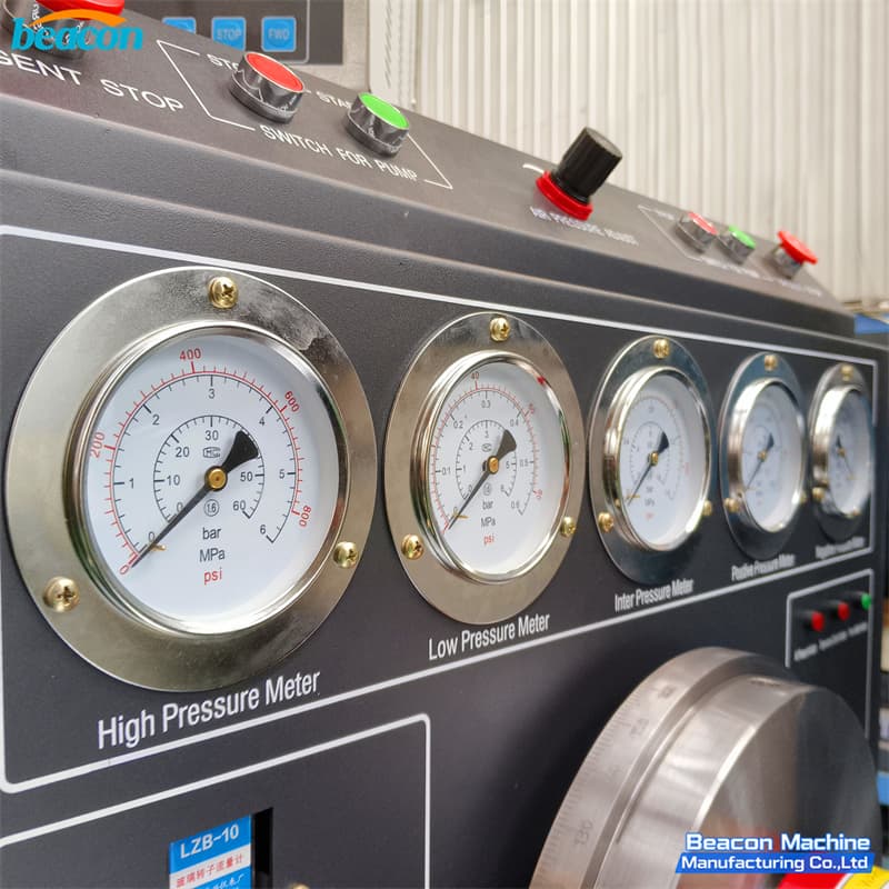 12 cylinder mini pump testing equipment pressure meter 12 cylinder mini pump testing equipment pressure meter