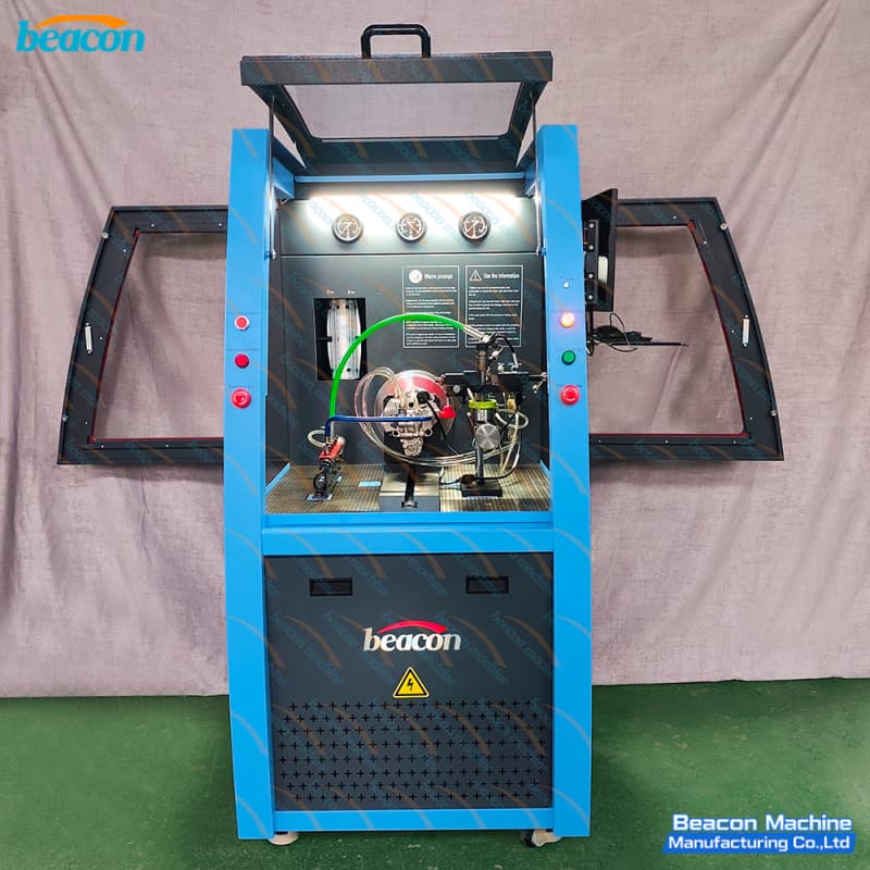 simultaneous 4 cylinder diesel injector flow tester-exploded