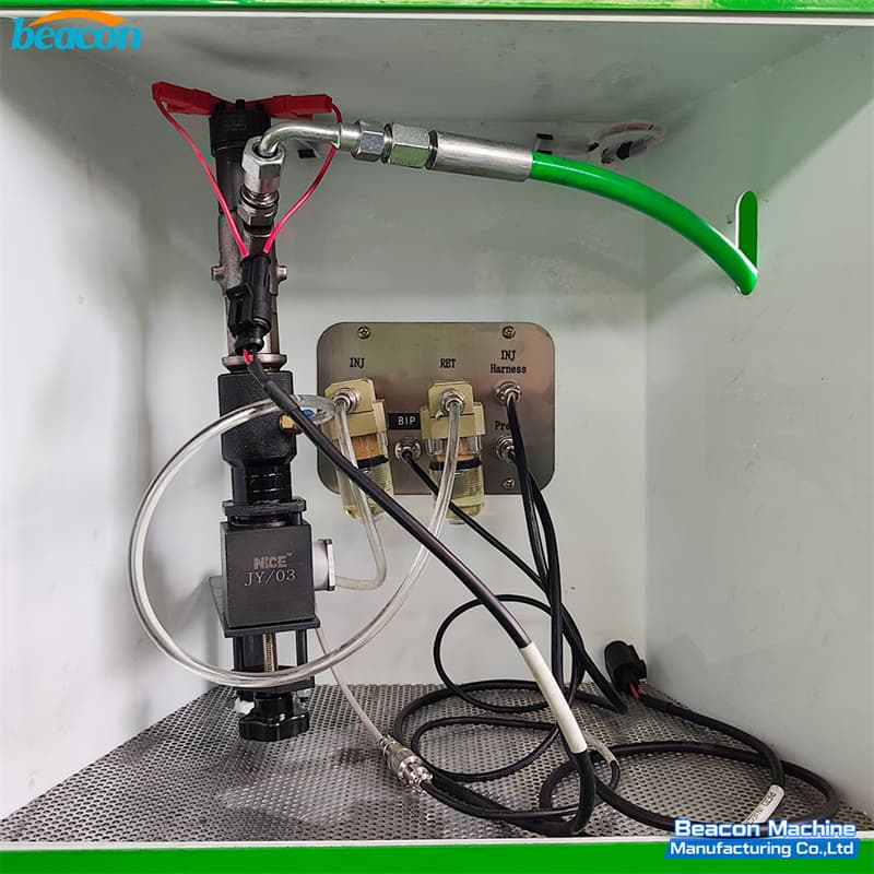 multi-function diesel injector performance analysis system work area
