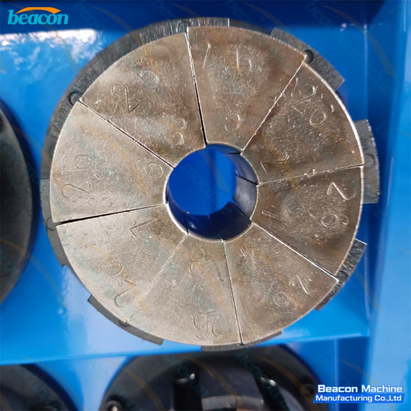 high precision analog dial hose swaging station high precision analog dial hose swaging station