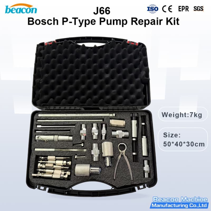 J66 inline injection pump repair tool kit for Bosch diesel fuel systems-size J66 inline injection pump repair tool kit for Bosch diesel fuel systems-size
