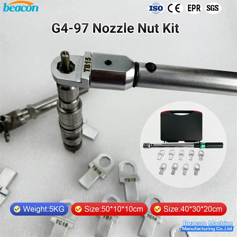 Набор ключей BEACON MACHINE G4-97 с рукояткой и головками Набор ключей BEACON MACHINE G4-97 с рукояткой и головками