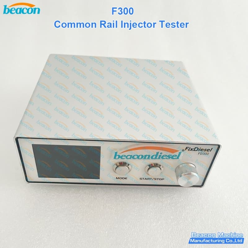 Comprobador de inyectores common rail F300 pantalla LCD y perilla selectora Beacon Machine